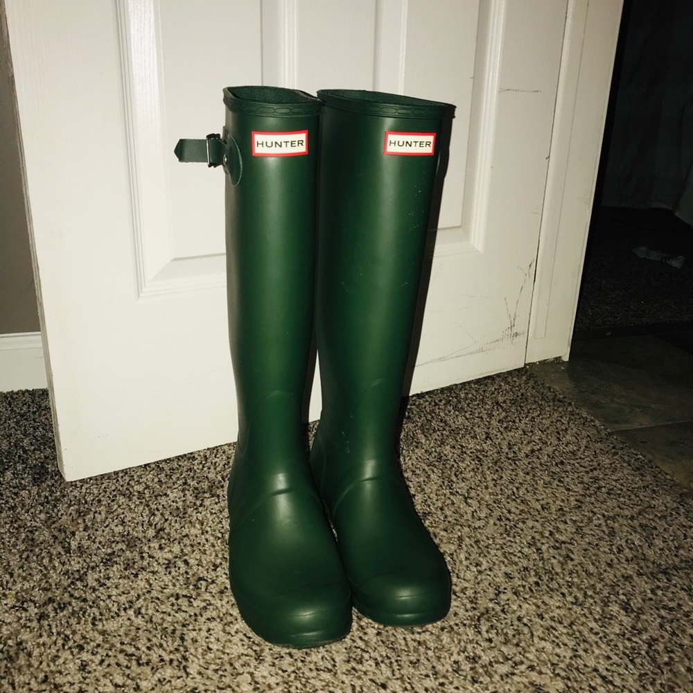 Tall Green Hunter Rainboots